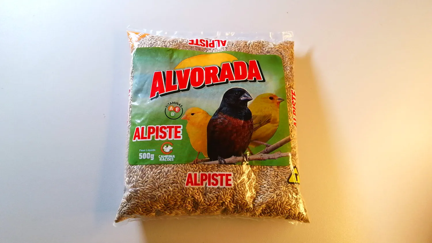 RAÇÃO ALVORADA ALPISTE 500G