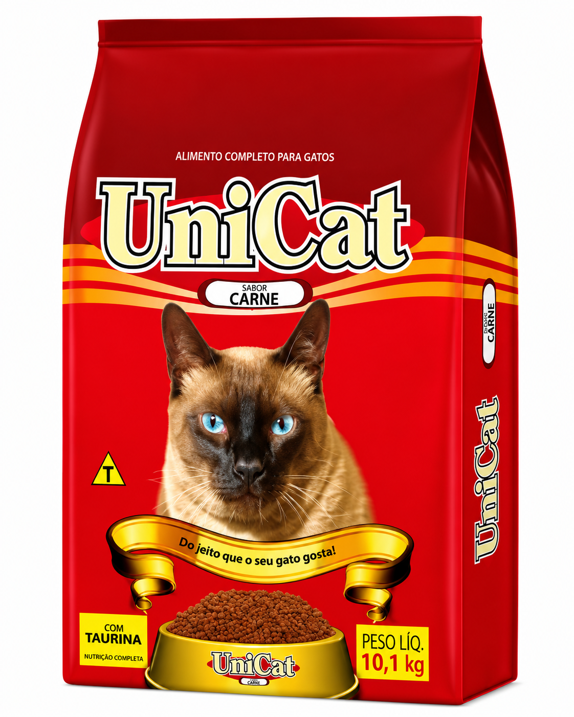 RAÇÃO GATO CARNE 500G UNICAT