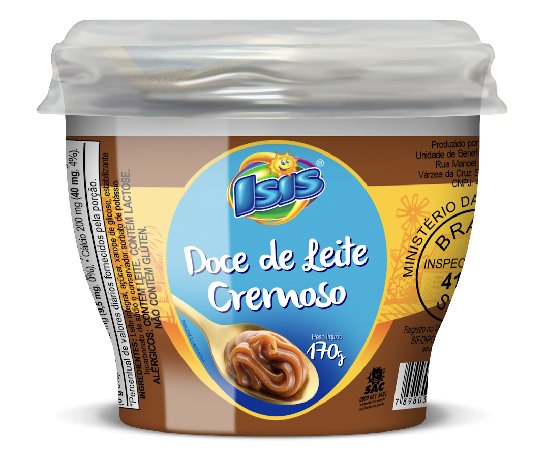 DOCE DE LEITE CREMOSO ISIS 170G