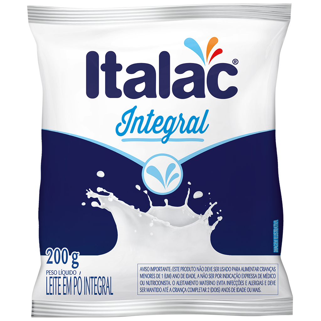 LEITE EM PÓ INTEGRAL 200G ITALAC