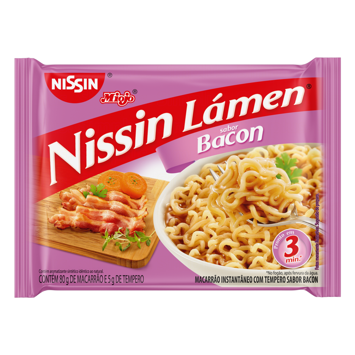 NISSIN LAMEN BACON 85G — imagem 1