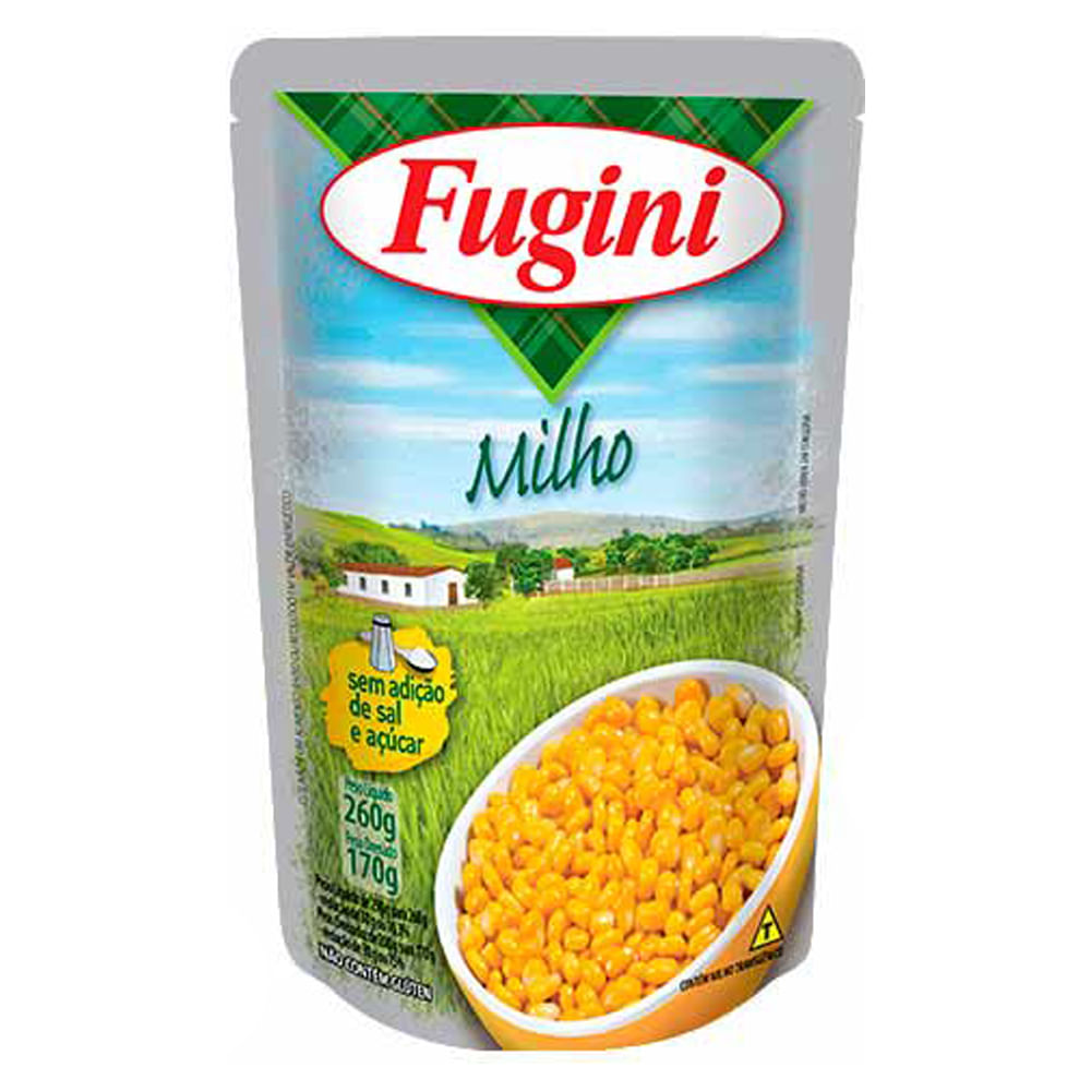 MILHO VERDE EM CONSERVA FUGINI 170G SACHET