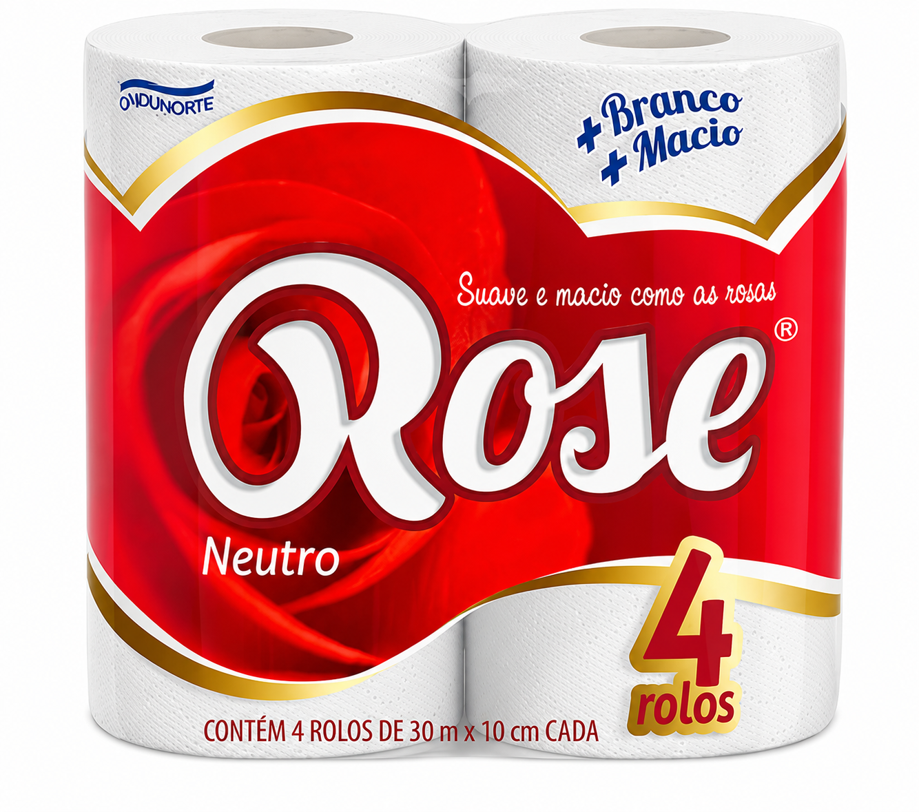 PAPEL HIGIENICO ROSE NEUTRO 4 X 30M