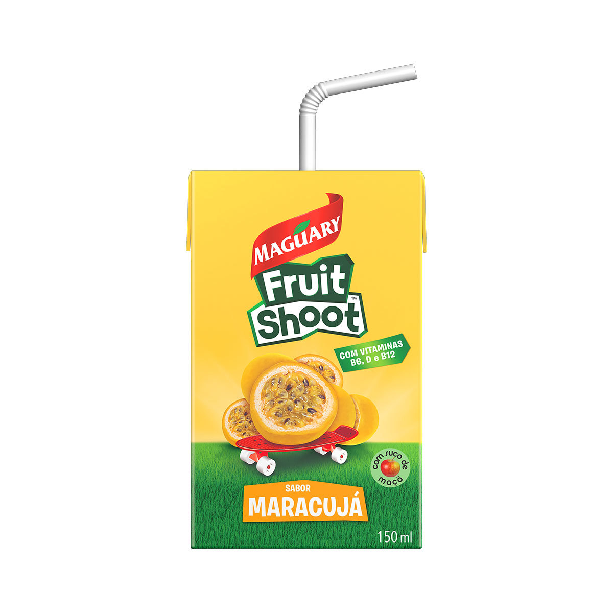 BEBIDA ADOÇADA MARACUJÁ MAGUARY FRUIT SHOOT CAIXA 150ML