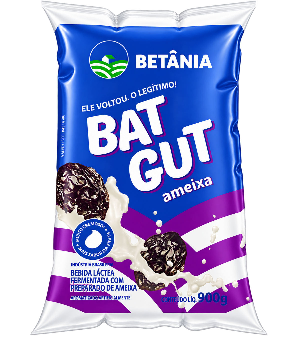 BEBIDA LÁCTEA BETÂNIA BAT GUT AMEIXA 900G — imagem 1