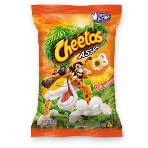 SALGADINHO DE MILHO LUA PARMESÃO ELMA CHIPS CHEETOS PACOTE 143G