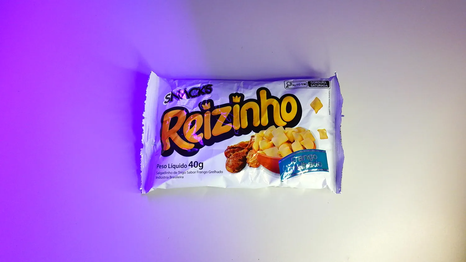 SALGADINHO REIZINHO SNACKS FRANGO GRELHADO 50G