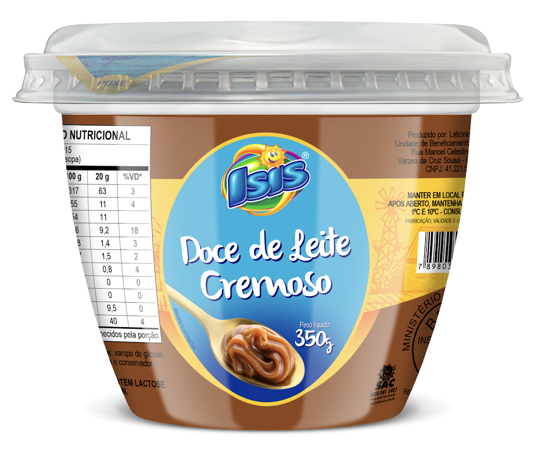 DOCE DE LEITE CREMOSO ISIS 350G