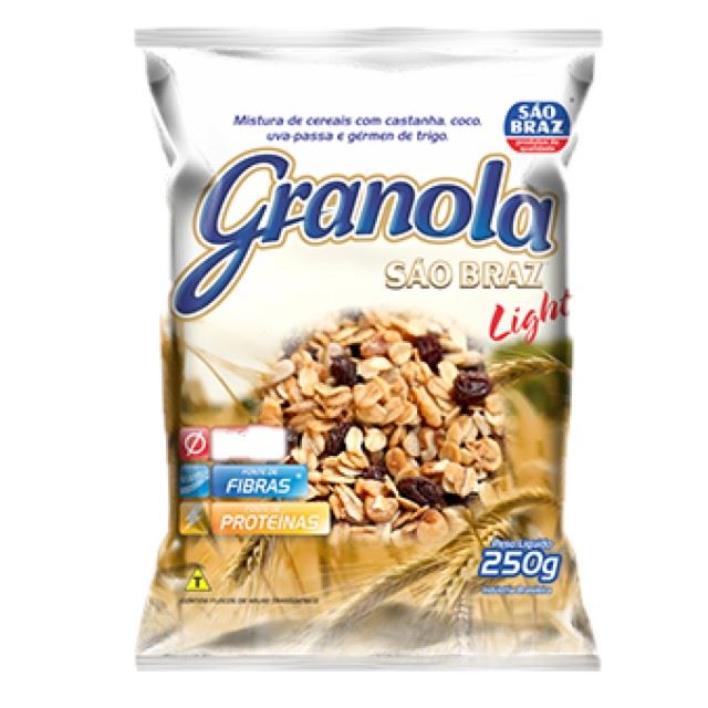 GRANOLA SAO BRAZ LIGHT 250G