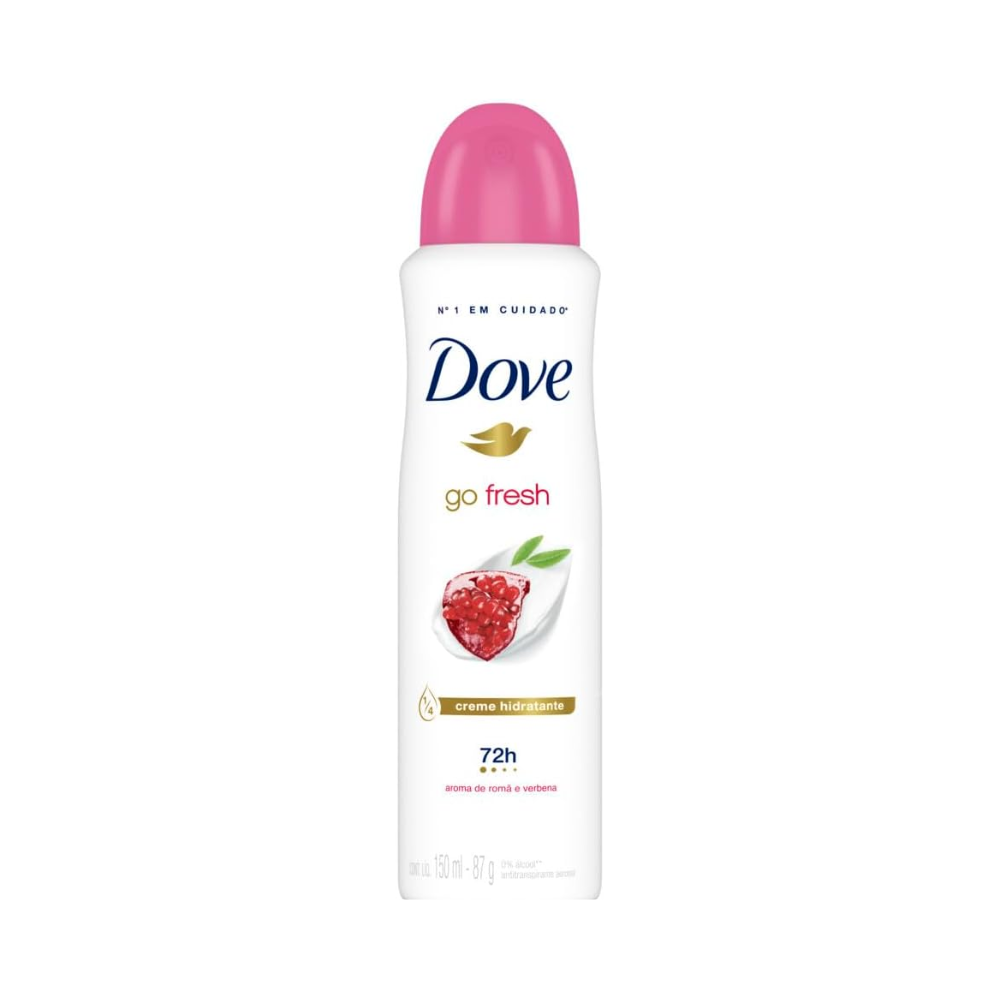 ANTITRANSPIRANTE AEROSSOL ROMÃ E VERBENA DOVE GO FRESH 150ML SPRAY