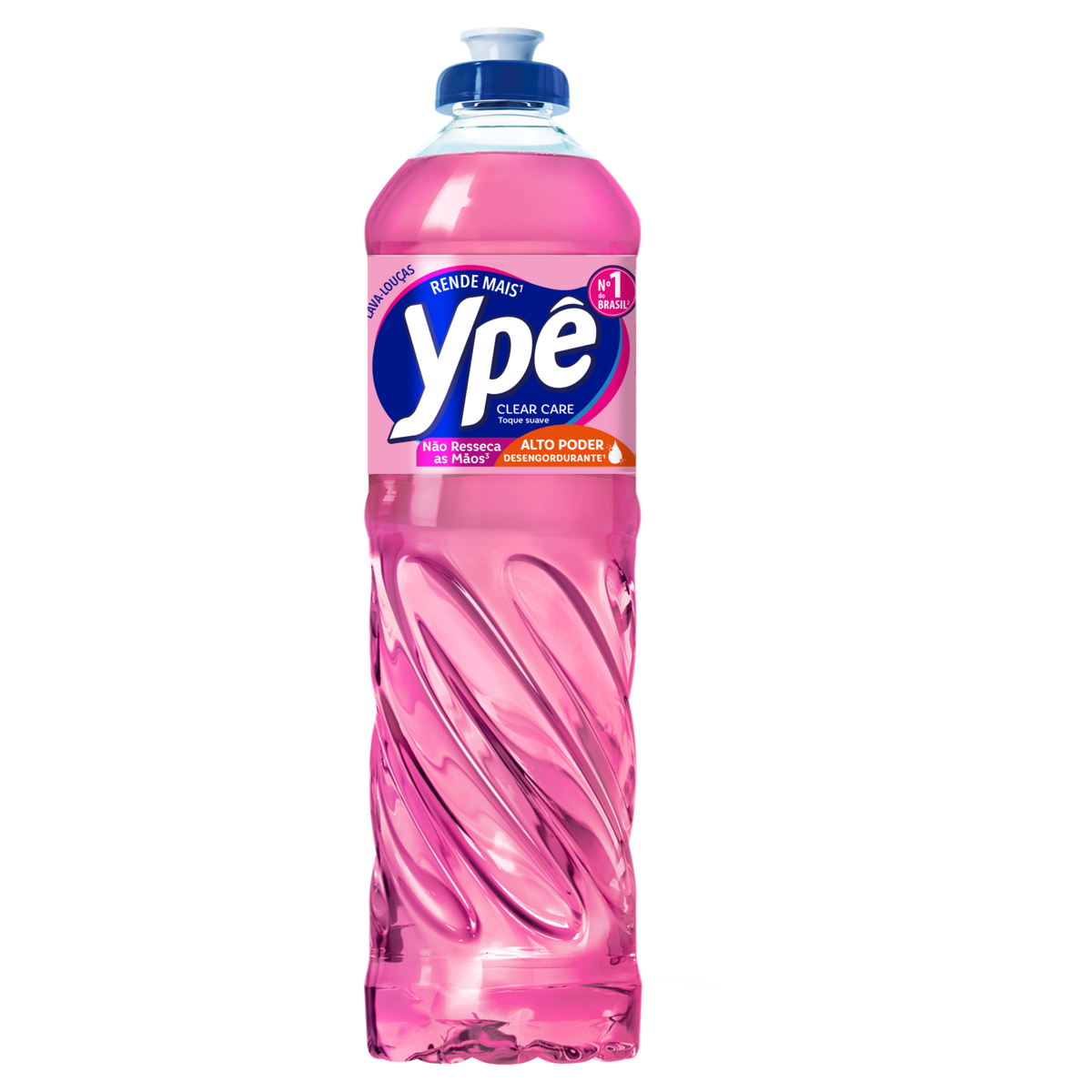 LAVA-LOUÇAS LÍQUIDO CLEAR CARE YPÊ SQUEEZE 500ML