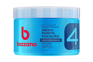 GEL FIXADOR MEGA FORTE BOZZANO POTE 300G 0