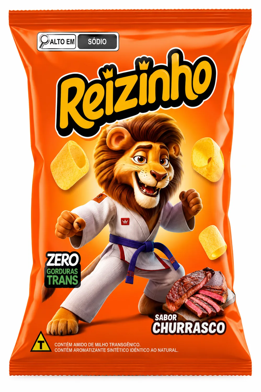 SALGADINHO PIPOCA REIZINHO DE CHURRASCO 27G