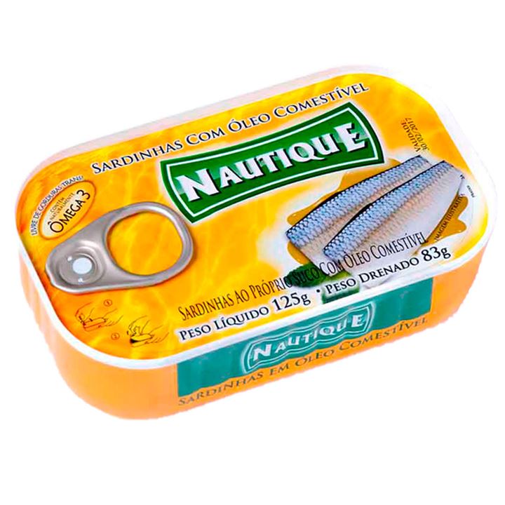 SARDINHA NAUTIQUE OLEO 125G