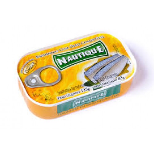 SARDINHA NAUTIQUE OLEO 125G — imagem 1