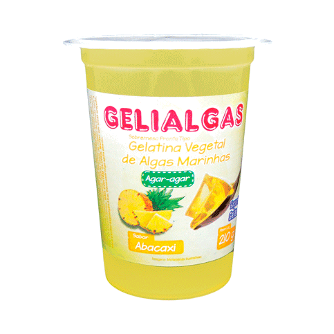GELATINA VEGETAL PRONTA GELIALGAS CP 210G ABACAXI