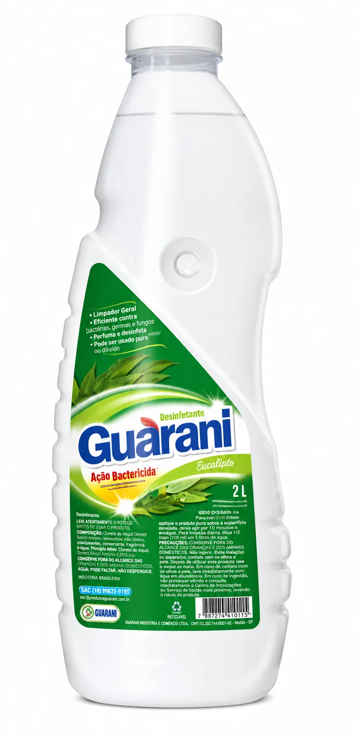DESINFETANTE GUARANI EUCALIPTO 2L