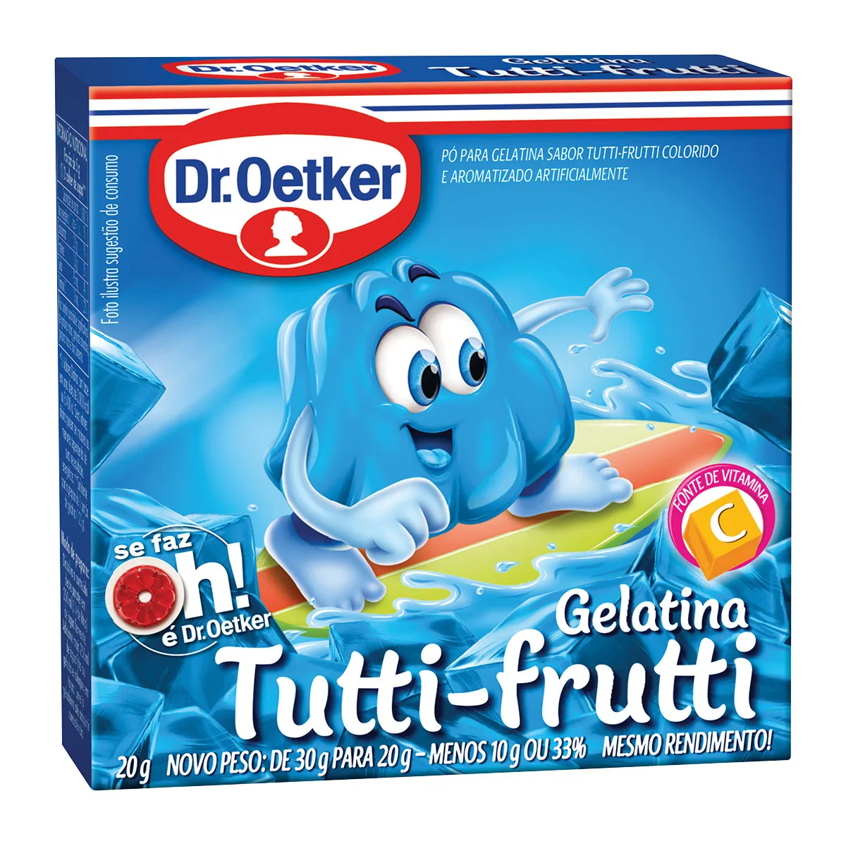 GELATINA DR.OETKER TUTTI FRUTTI 20G