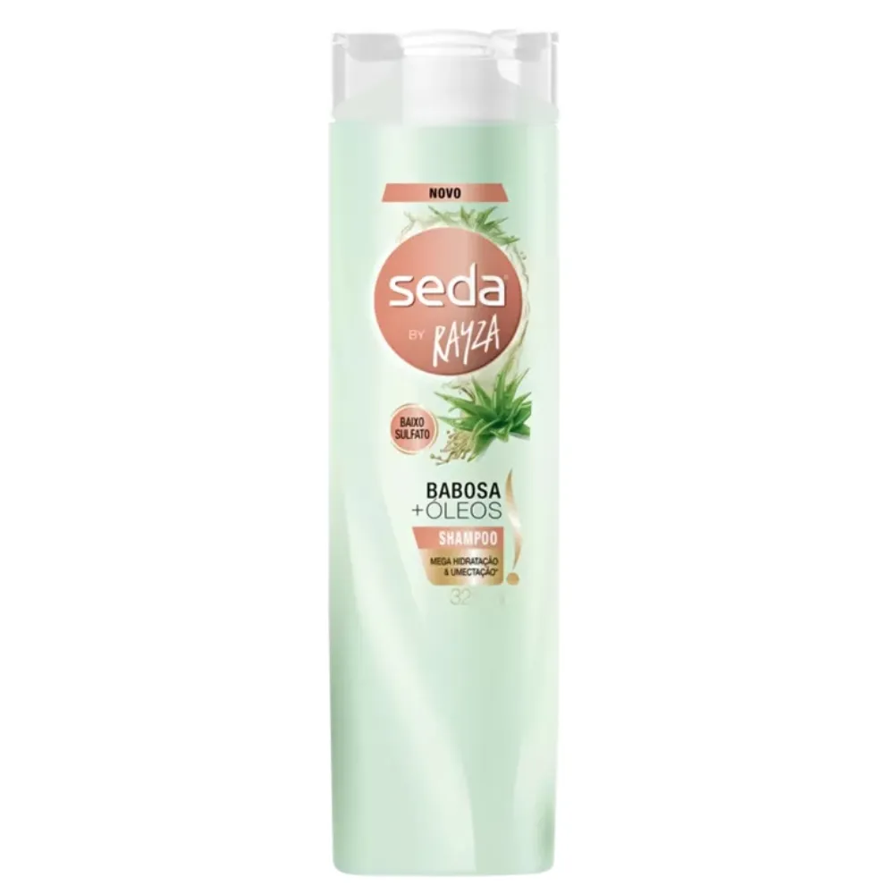 SHAMPOO SEDA BY RAYZA BABOSA + ÓLEOS FRASCO 325ML