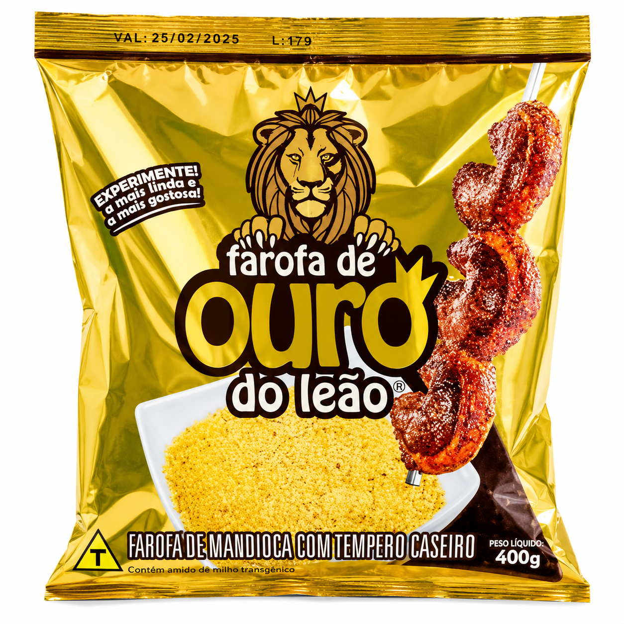 FAROFA DE OURO DO LEAO 400G