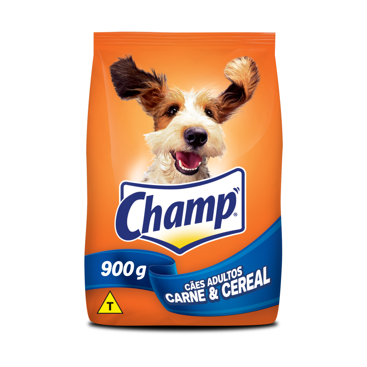 ALIMENTO PARA CÃES ADULTOS CARNE & CEREAL CHAMP PACOTE 900G 0