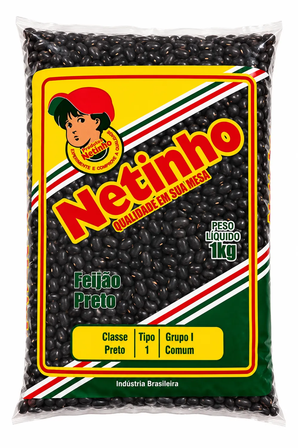 FEIJAO PRETO NETINHO 1KG — imagem 1