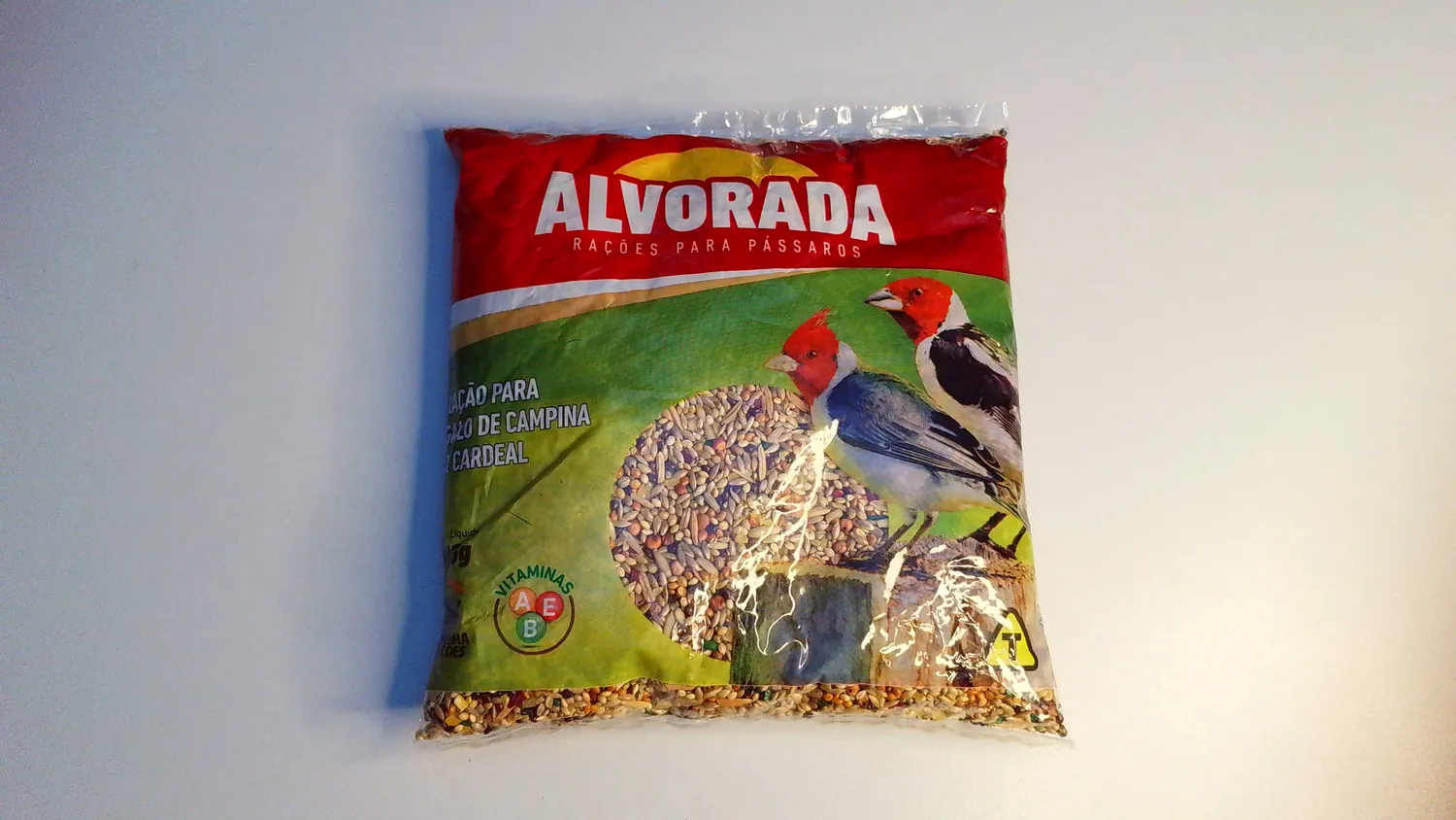 RAÇÃO ALVORADA GALO DE CAMPINA E CARDEAL 500G