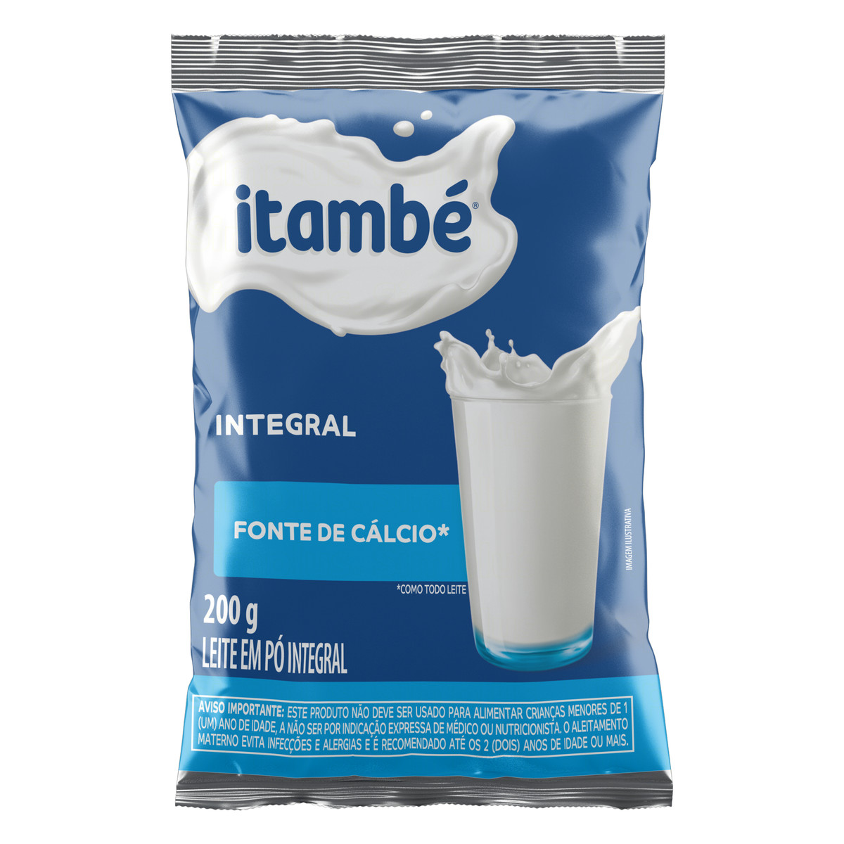 LEITE PÓ INTEGRAL ITAMBÉ PACOTE 200G