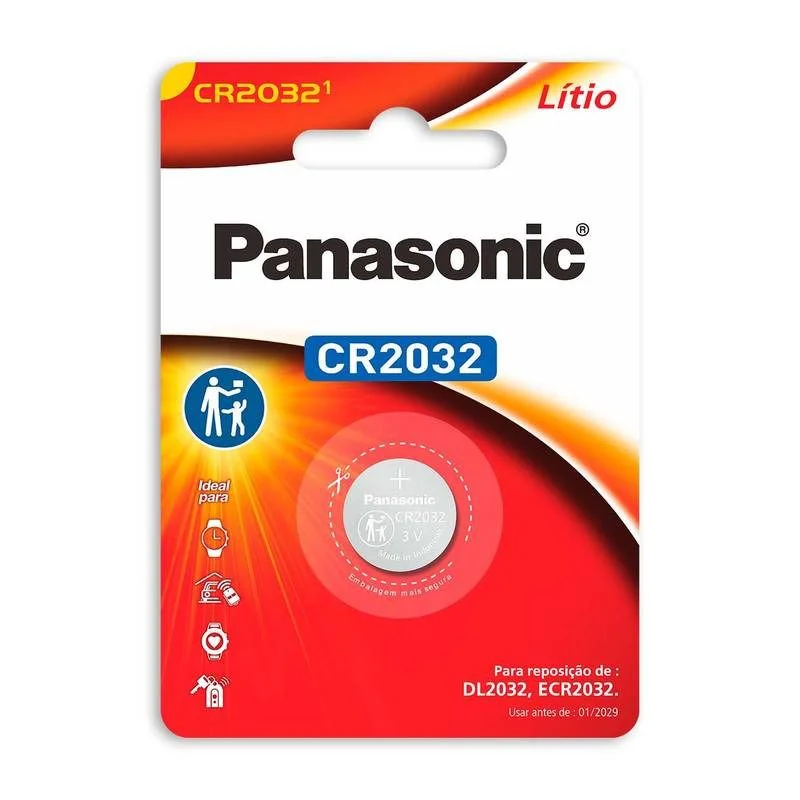 BATERIA PANASONIC LITHIUM 3V REF: CR2032 0