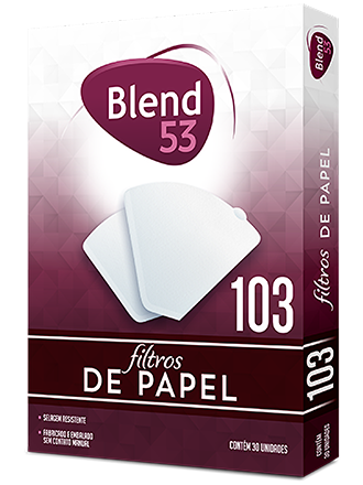 FILTRO DE PAPEL SÃO BRAZ BLEND 103 30 UNIDADES