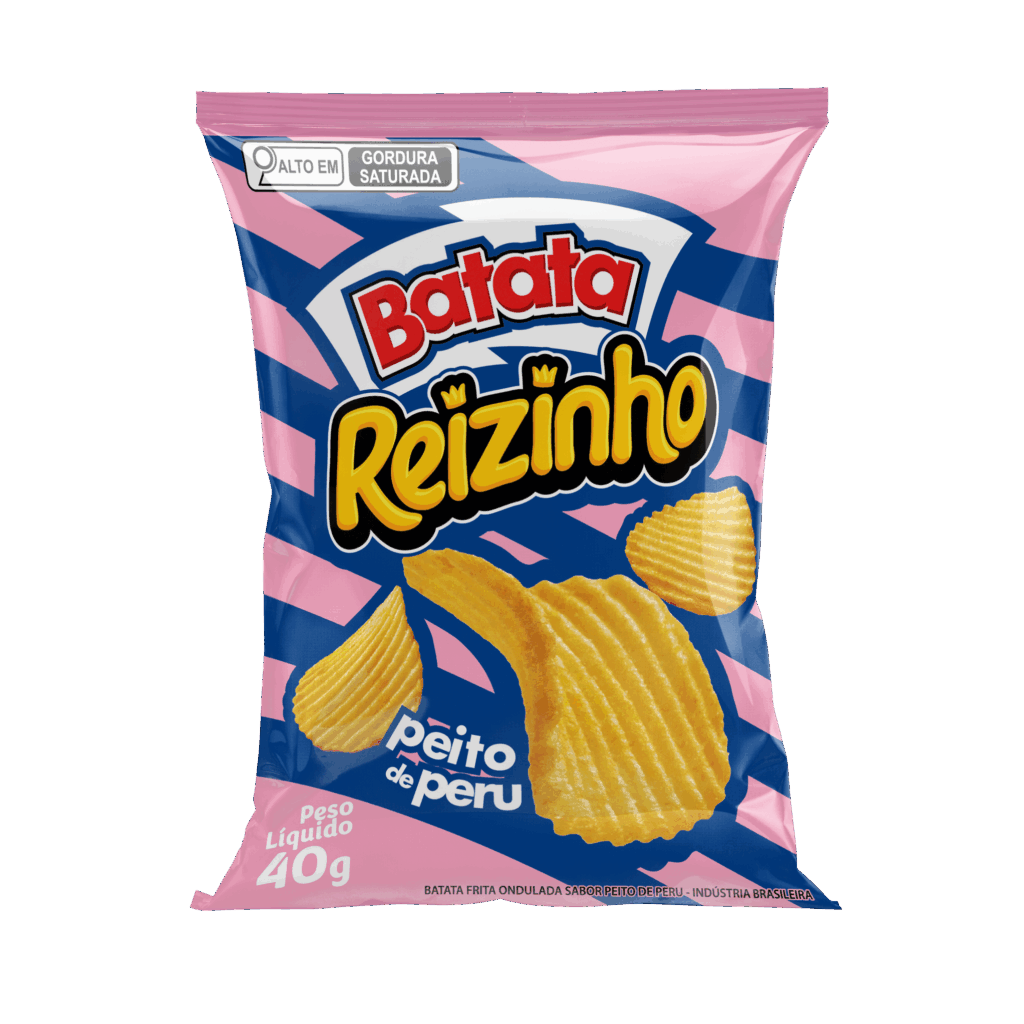 SALGADINHO PIPOCA BATATA REIZINHO PEITO DE PERU 40G