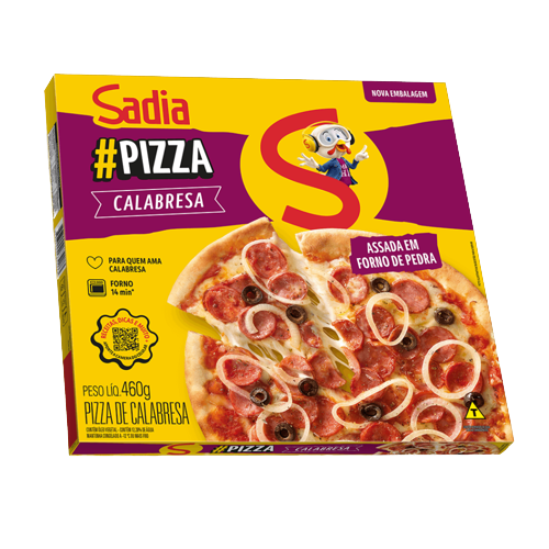 PIZZA CALABRESA SADIA CAIXA 460G 0