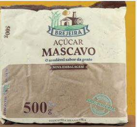 AÇUCAR MASCAVO 500G BREJEIRA 0