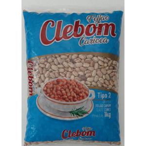 FEIJAO CARIOQUINHA CLEBOM 1KG TP 0
