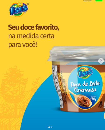 DOCE DE LEITE CREMOSO ISIS 170G