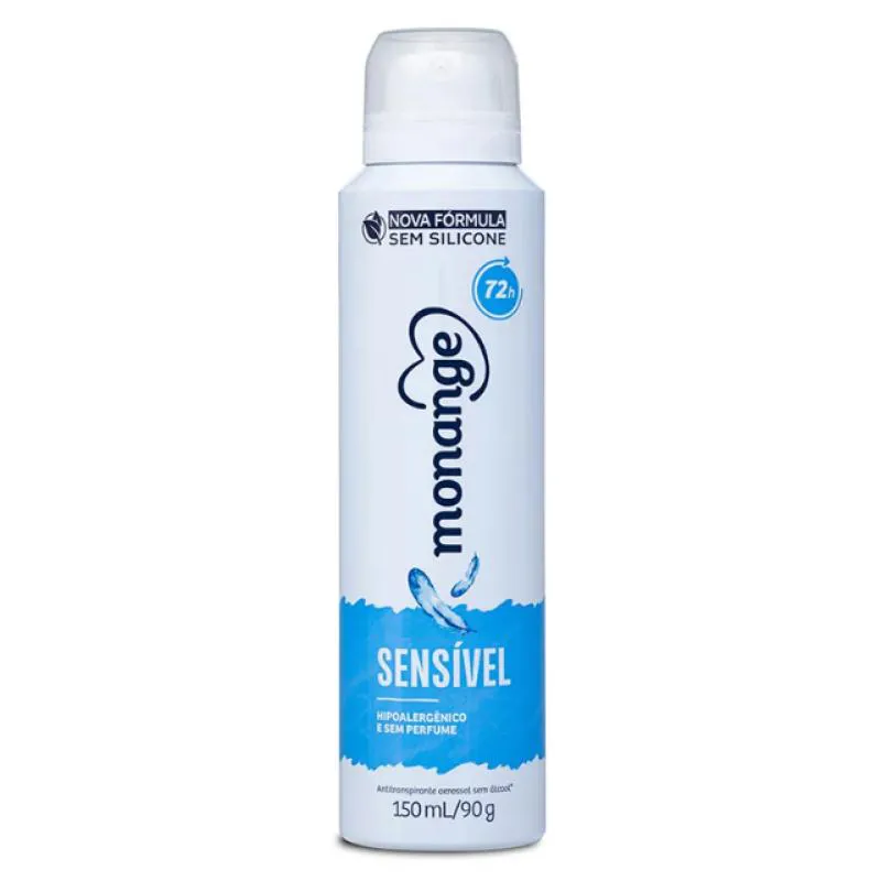 DESODORANTE MONANGE AERO 150ML SENSÍVEL