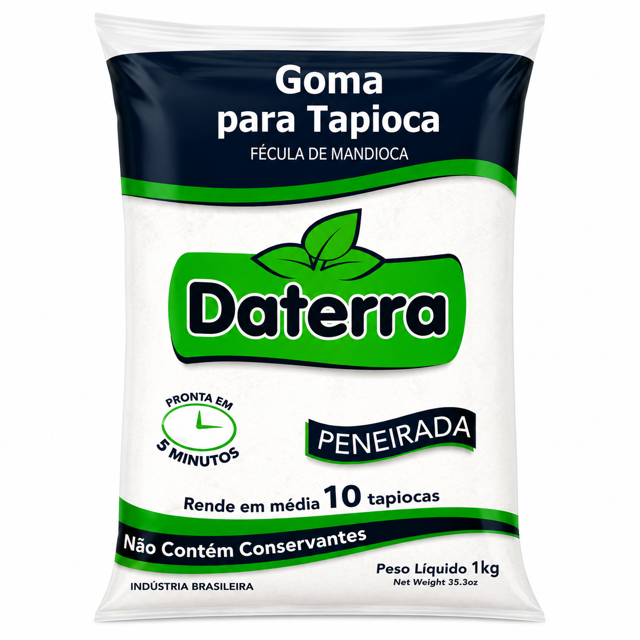 GOMA DE MANDIOCA DA TERRA 1KG