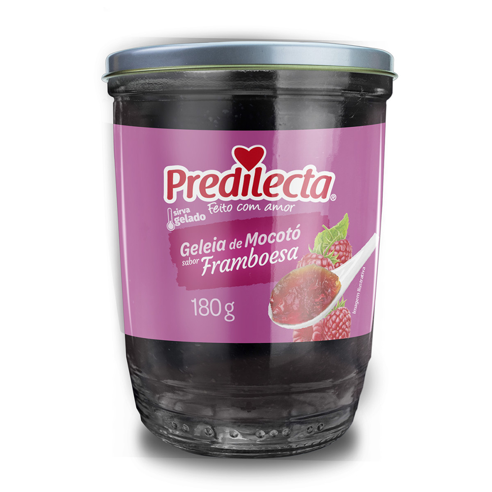 GELEIA DE MOCOTÓ FRAMBOESA PREDILECTA COPO 180G