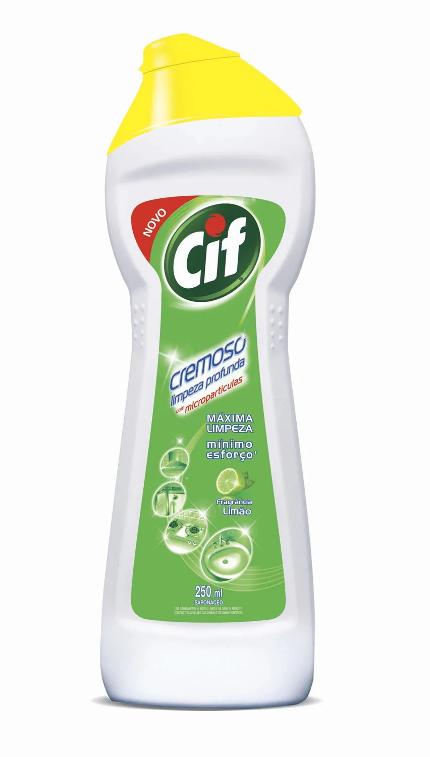 SAPONÁCEO CREMOSO MULTIUSO LIMÃO CIF SQUEEZE 250ML 0