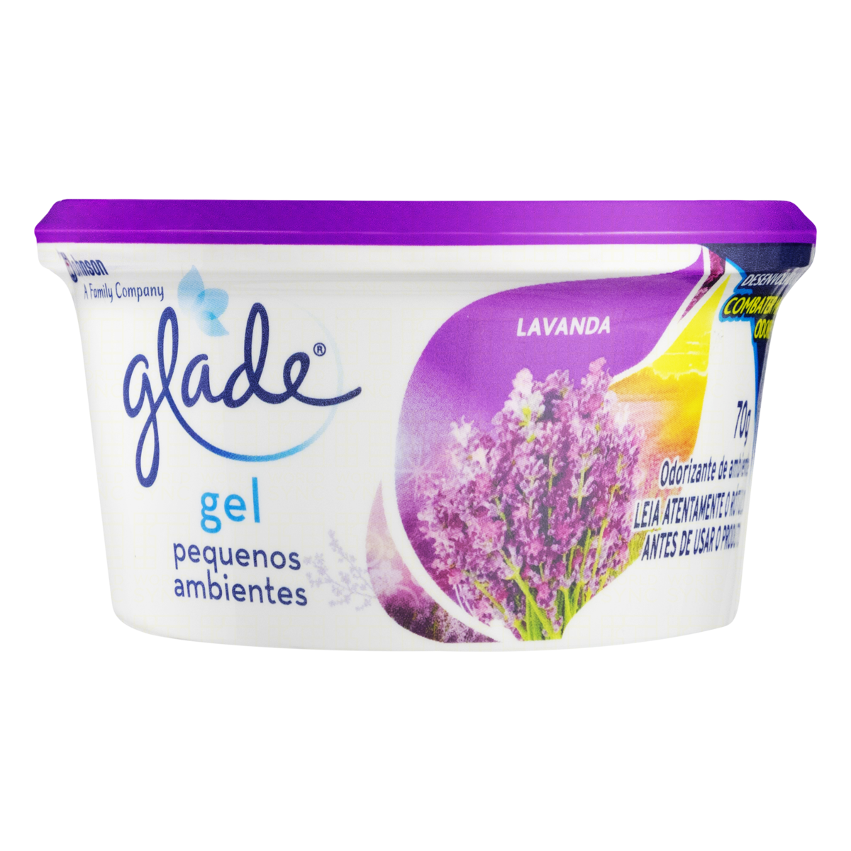 ODORIZADOR DE AMBIENTE GEL LAVANDA GLADE POTE 70G