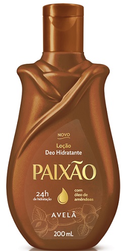 LOÇÃO CORPORAL DEO-HIDRATANTE AVELÃ PAIXÃO FRASCO 200ML