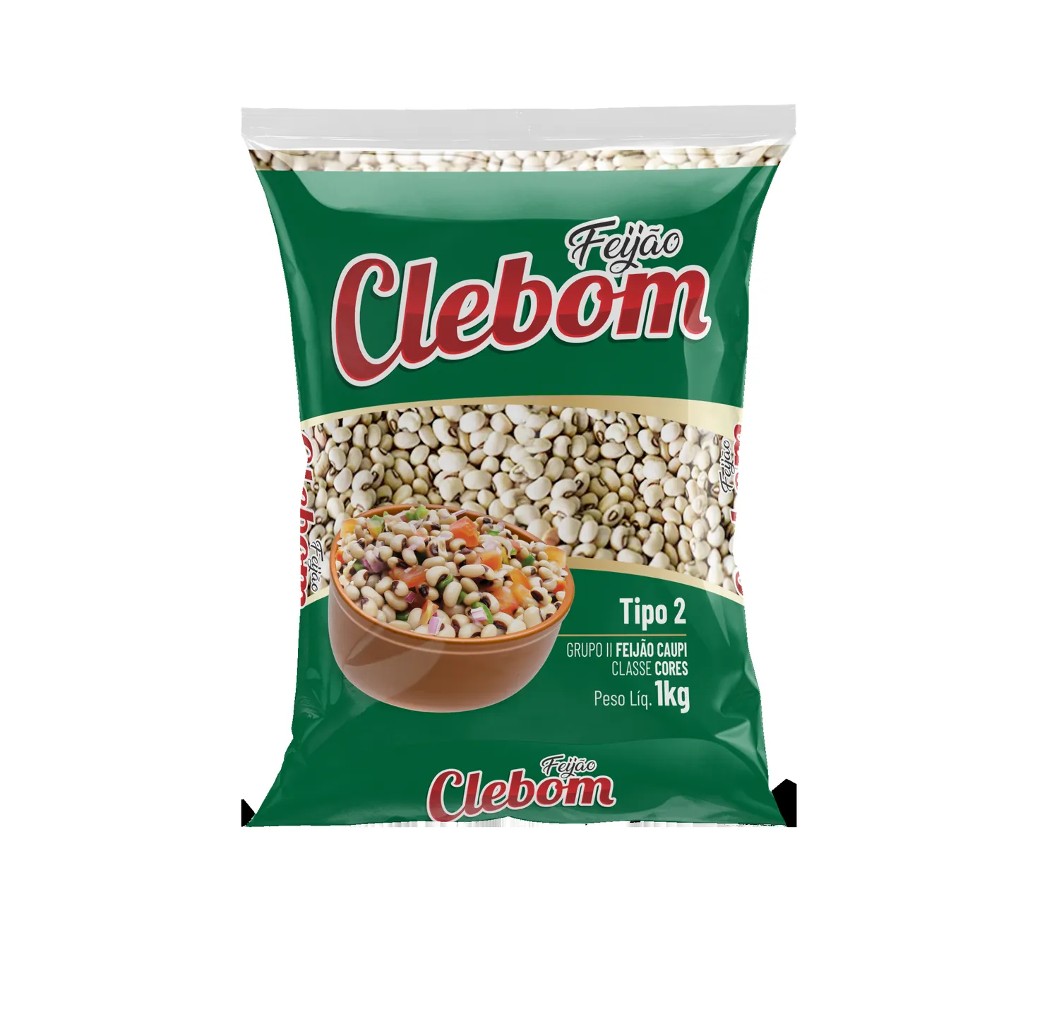 FEIJAO CLEBOM SEMPRE VERDE MACASSA 1KG