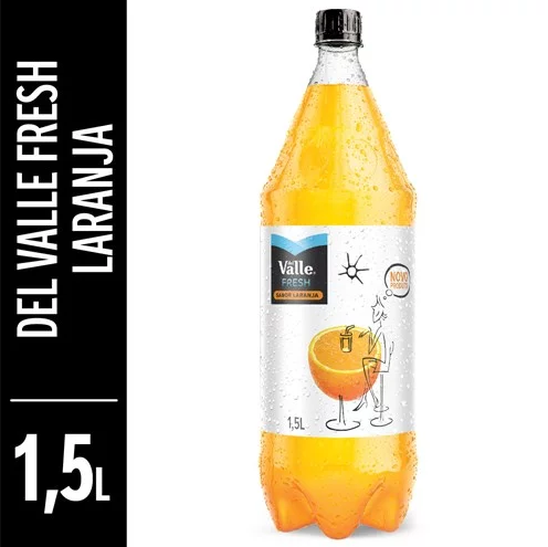 REFRESCO ADOÇADO LARANJA DEL VALLE FRUT GARRAFA 1,5L