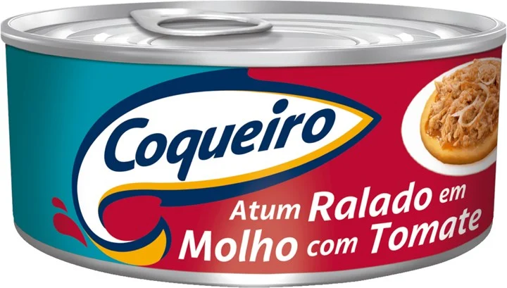 ATUM RALADO EM MOLHO COM TOMATE