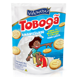 BISCOITO AMANTEIGADO VITAMASSA TOBOGÃ LEITE 100G