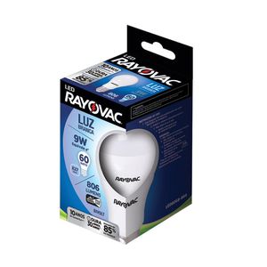 LAMPADA LED RAY 8W BIVOLT BRANCA SM - 1UN - 61545