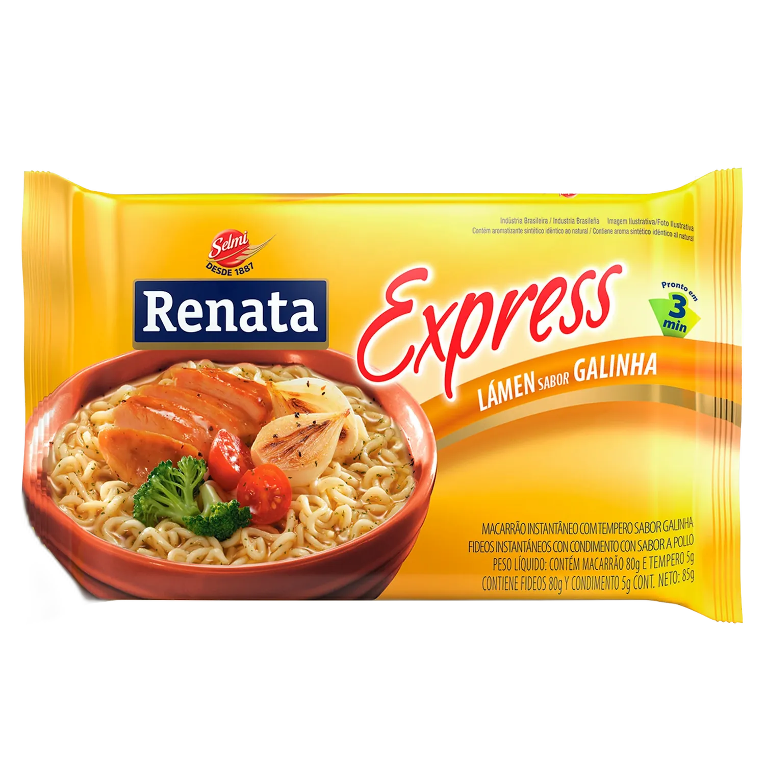 MACARRÃO INSTANTÂNEO RENATA GALINHA 85G