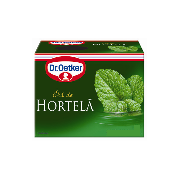 CHÁ HORTELÃ DR. OETKER CAIXA 10G 10 UNIDADES