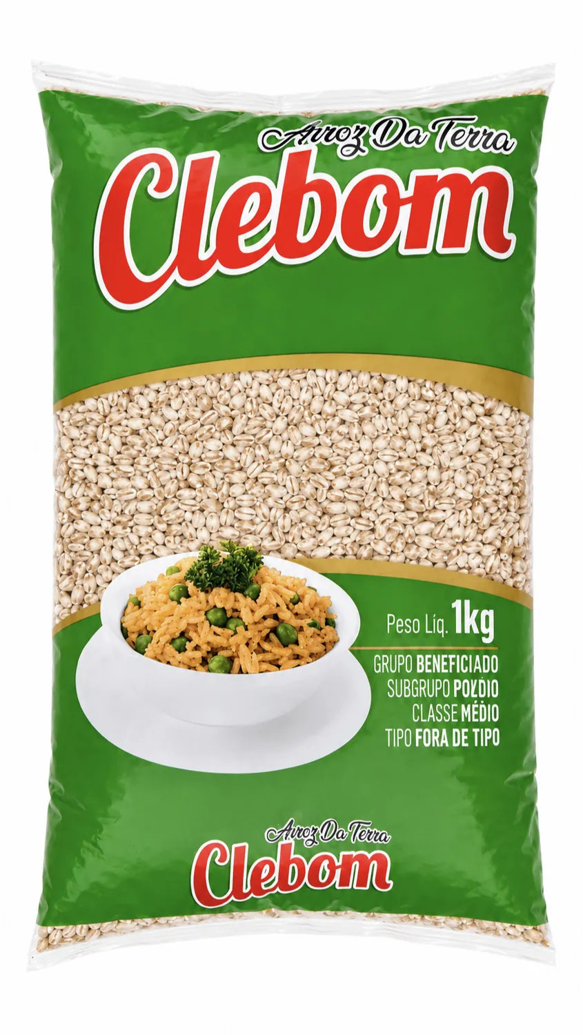 ARROZ CLEBOM BENEF DA TERRA 1KG