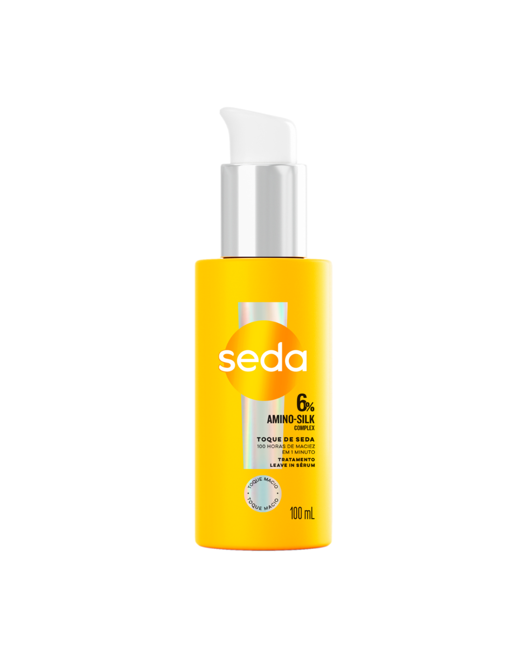 LEAVE-IN SÉRUM TRATAMENTO SEDA TOQUE DE SEDA FRASCO 100ML PUMP